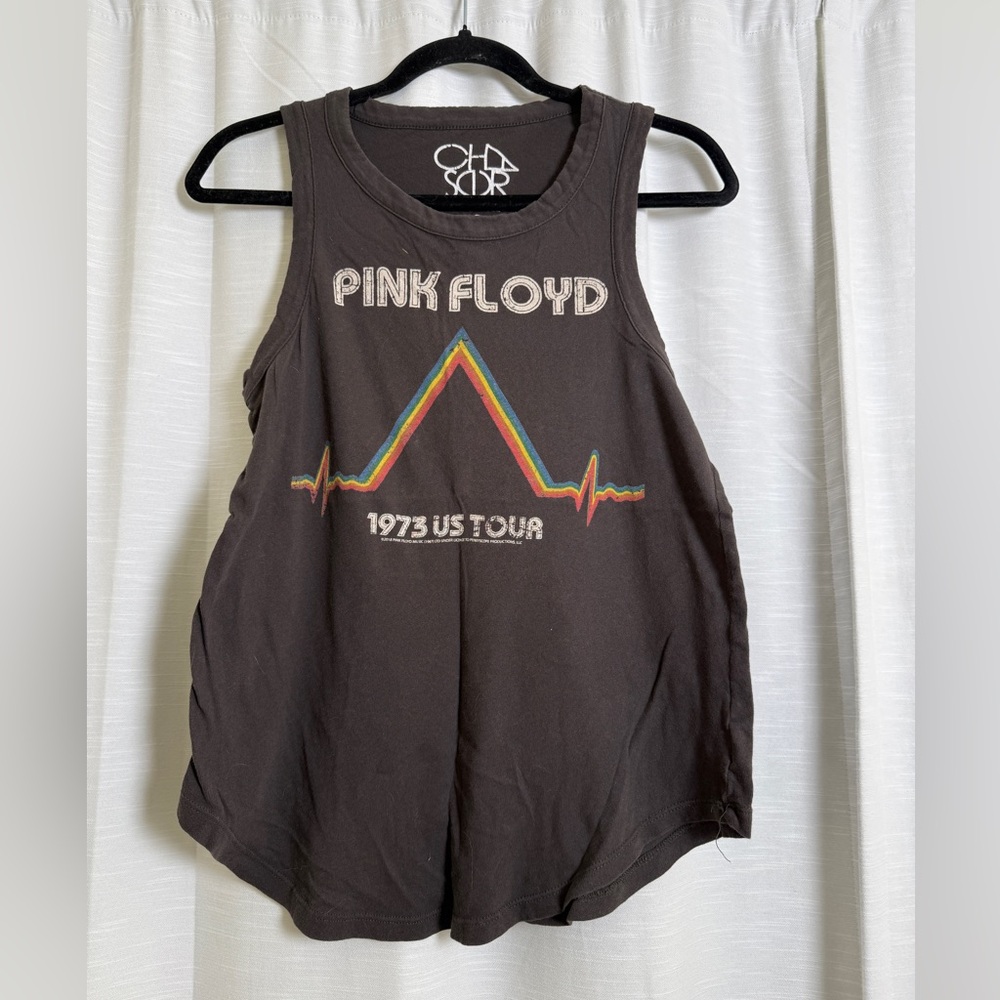Chaser Pink Floyd 1973 US Tour Graphic Gray Tank Top | Size S - Picture 5 of 10